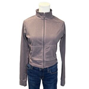 SKIMS Purple Zip Jacket Size S